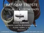 BATISKAF TRIESTE - slide 1