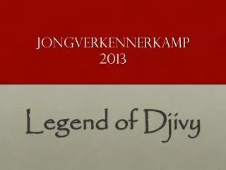 jongverkennerkamp 2013