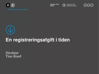 en registreringsafgift i tiden