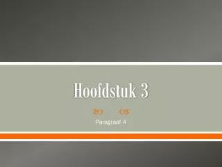 hoofdstuk 3