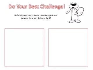 Do Your Best Challenge!