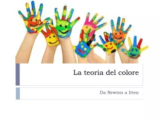 la teoria del colore