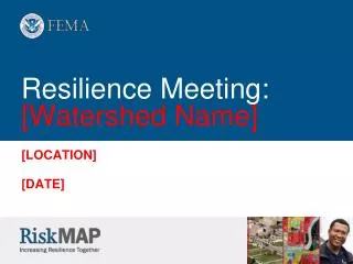 Resilience Meeting: [Watershed Name]