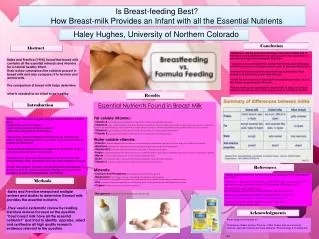 Is Breast-feeding Best?