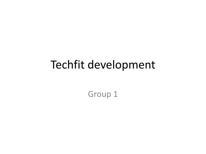 techfit development