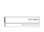 GOT MILK - slide 1