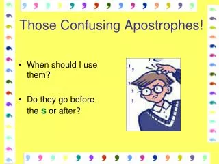 Those Confusing Apostrophes!