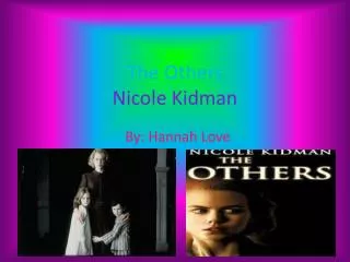 The Others Nicole Kidman