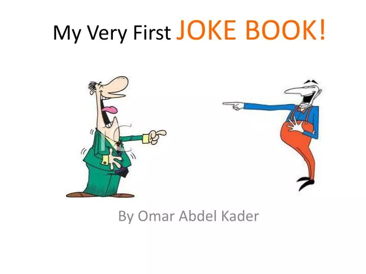 my very first joke book