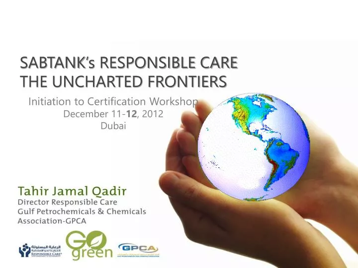 sabtank s responsible care the uncharted frontiers