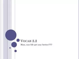 Vocab 2.2