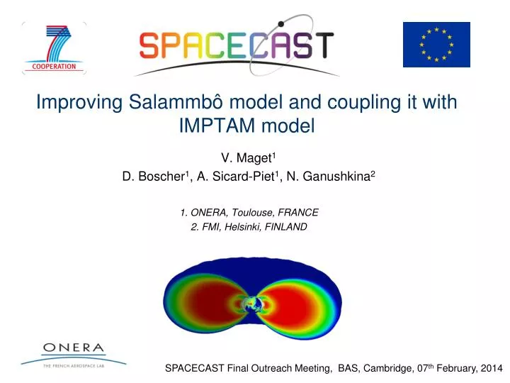 improving salammb model and coupling it with imptam model