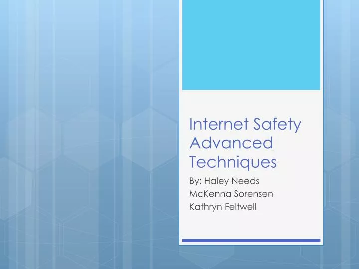 internet safety advanced techniques