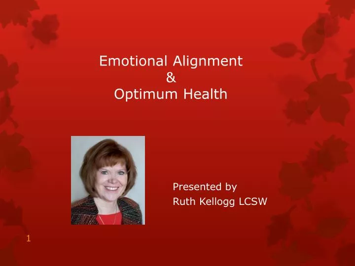 emotional alignment optimum health