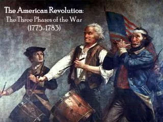 The American Revolution : The Three Phases of the War (1775-1783)