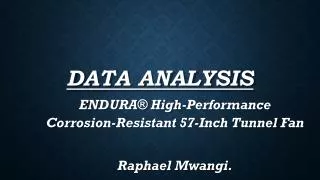 Data Analysis