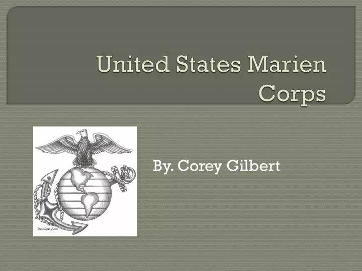 united states marien corps