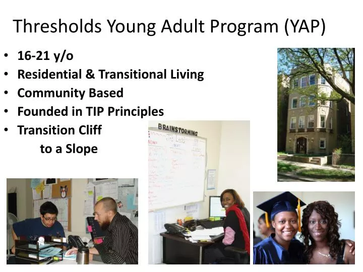 thresholds young adult program yap