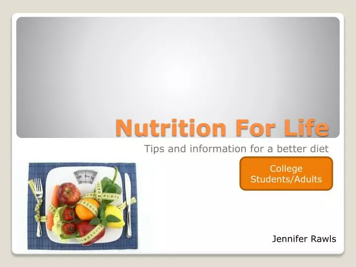 nutrition for life