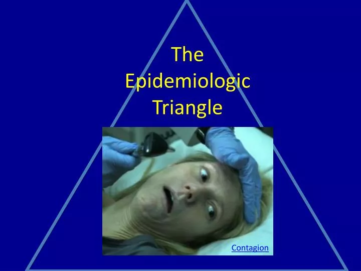 the epidemiologic triangle