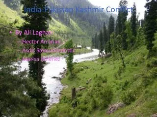 India-Pakistan Kashmir Conflict