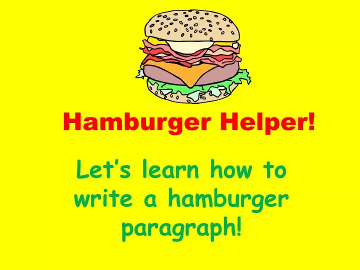 hamburger helper