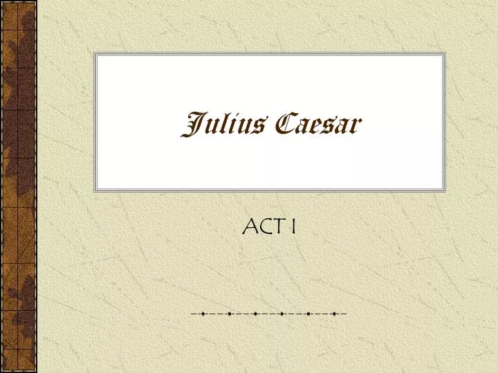 julius caesar