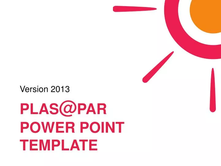 plas @ par power point template