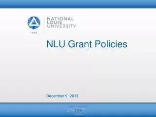 NLU Grant Policies