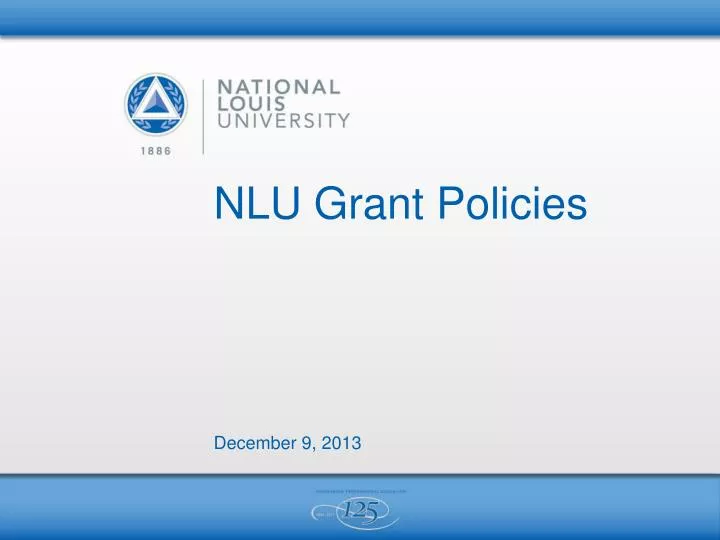 nlu grant policies