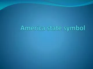 America state symbol