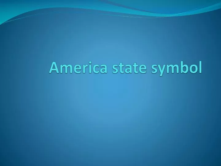 america state symbol