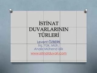 st nat duvarlarinin t rler