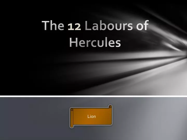 the 12 labours of hercules