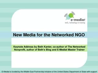 New Media for the Networked NGO