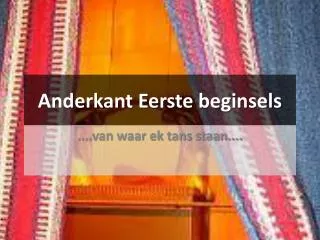 anderkant eerste beginsels