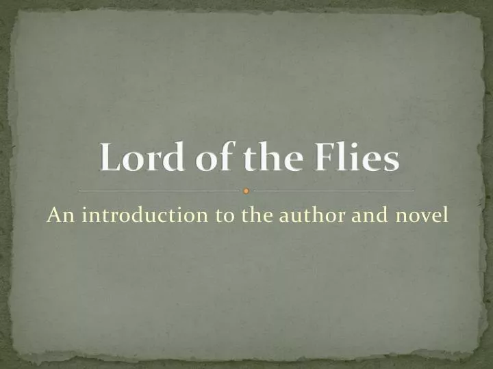 lord of the flies