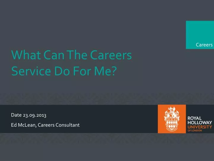 what can the careers service do for me