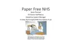 Paper Free NHS - slide 1