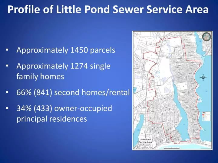 profile of little pond sewer service area