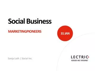 Social Business Marketingpioneers