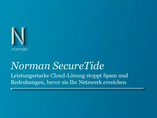 norman securetide
