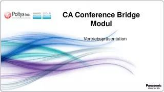 CA Conference Bridge Modul