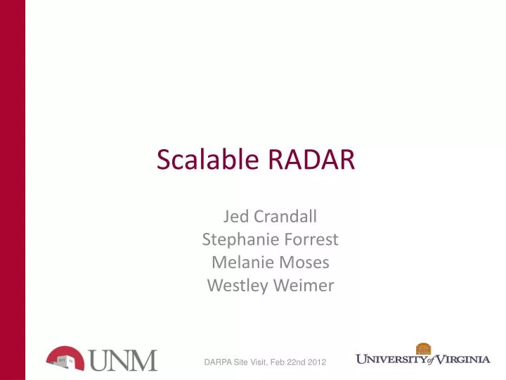 scalable radar