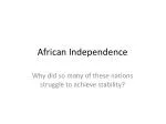 African Independence - slide 1