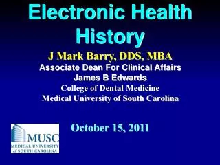 Electronic Health History