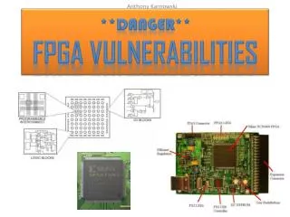 **DANGER** FPGA Vulnerabilities