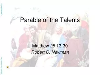 Parable of the Talents