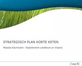 strategisch plan korte keten