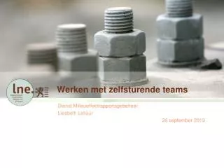 werken met zelfsturende teams